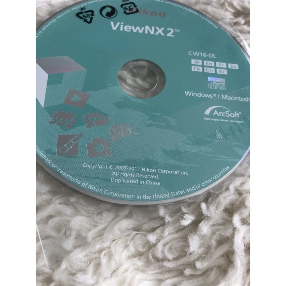 Nikon ViewNX2 CD Software New